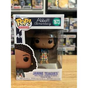 Janine Teagues Abbott Elementary Funko Pop #1673 Television Brunson Teacher TV